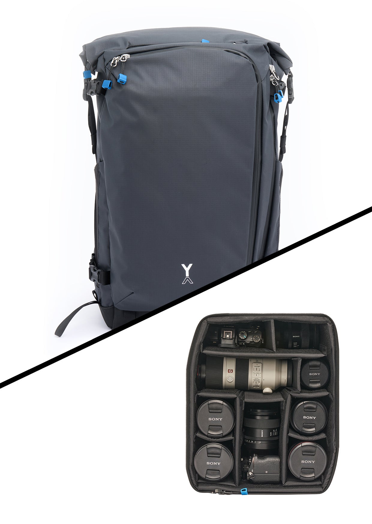 NYA-EVO FJORD 60-C + RCI-L カメラバッグ Fjord 60-C Expedition Kit | 44-60L Complete Camera System