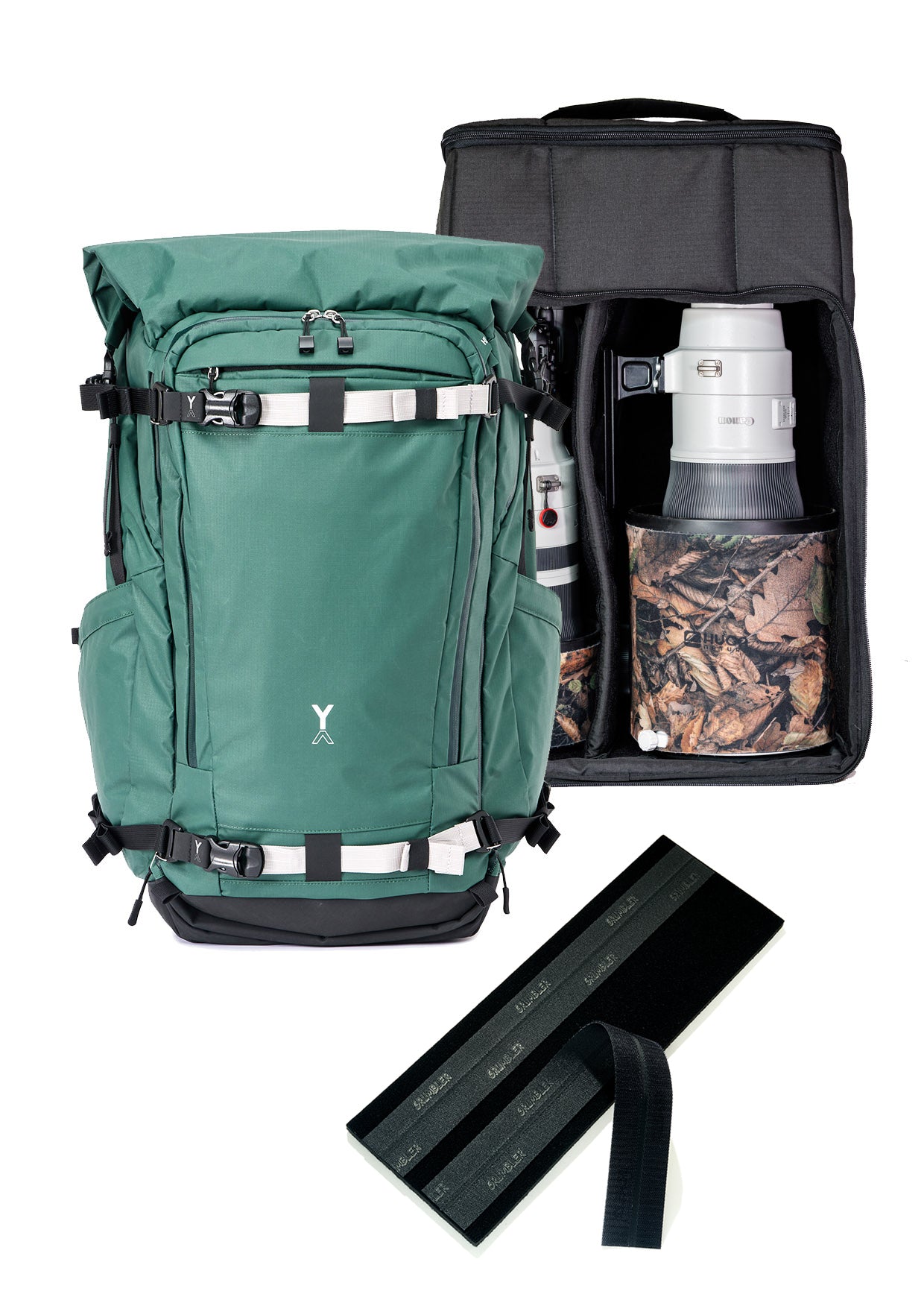 Fjord 85 Econyl Expedition Camera Backpack + RCI XXL + One Grumbler Go Divider